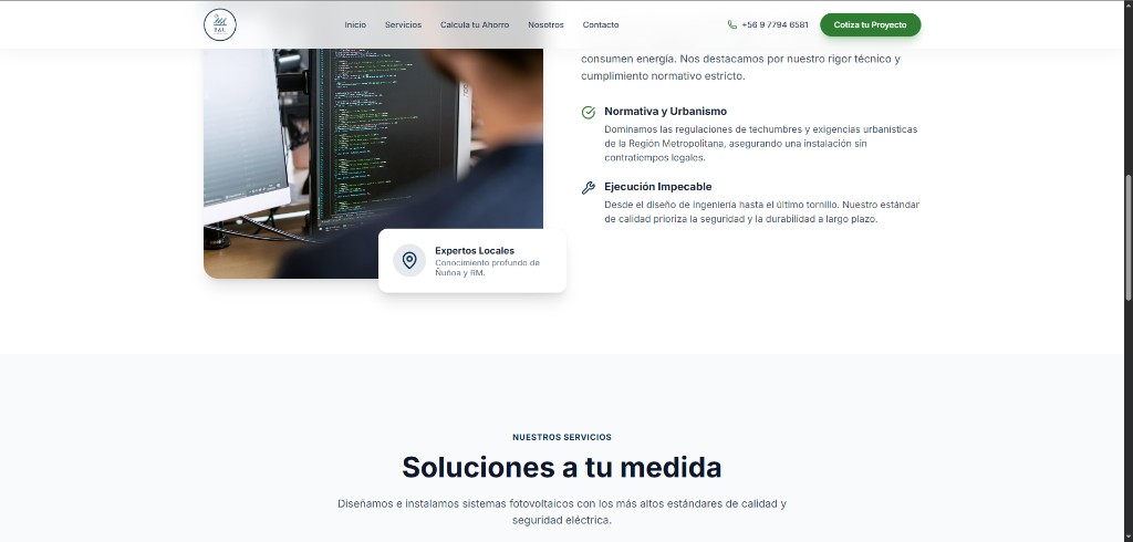 B&U Instalaciones Solares — Homepage