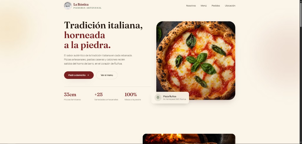 La Rústica — Homepage